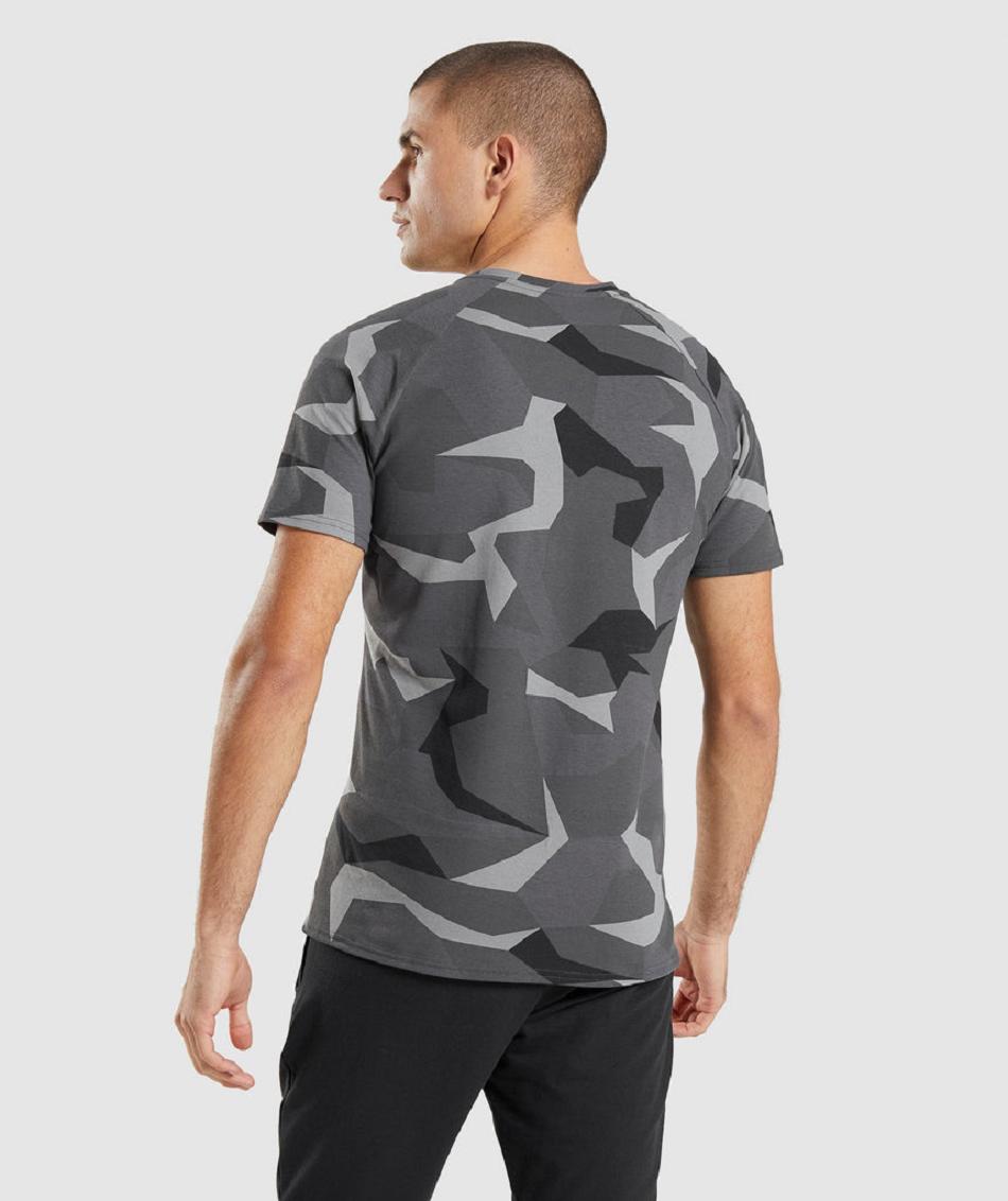 T Shirts Gymshark Critical Hombre Negras | CO 3433GSO